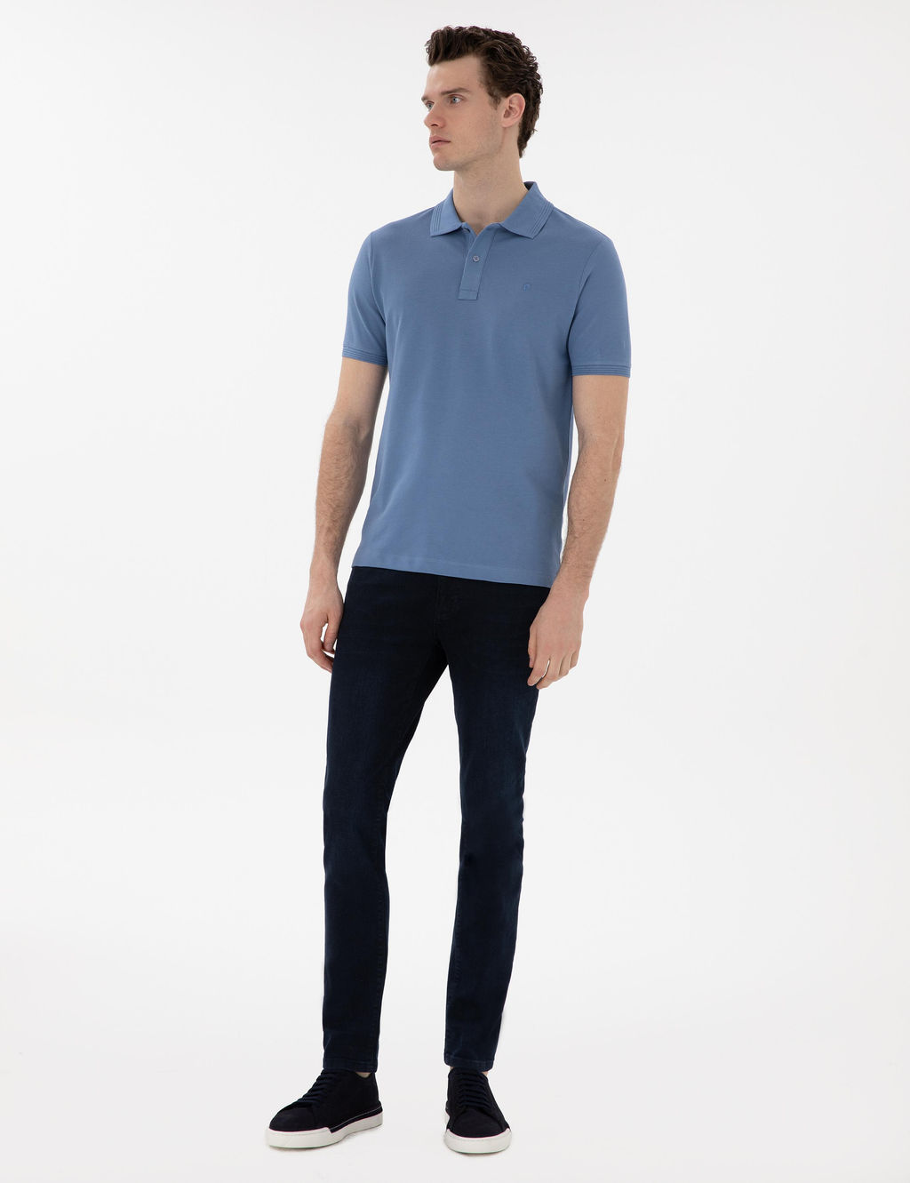 Mavi Slim Fit K_vr_lmaz Polo Yaka Basic Ti__rt - Pierre cardin фото 4