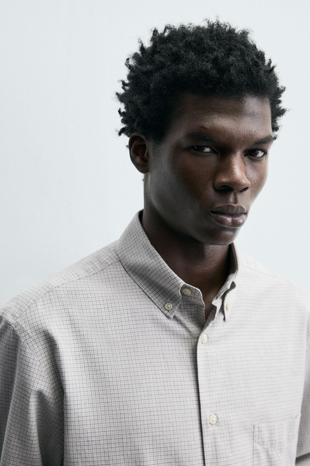 REGULAR FIT CHECK SHIRT - Zara фото 5