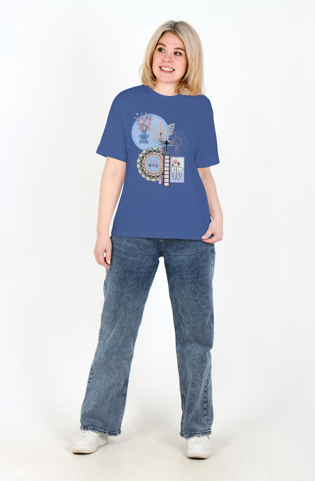 Футболка Алиса Ф-93Е (44-62) кулирка - Лотос фото 12