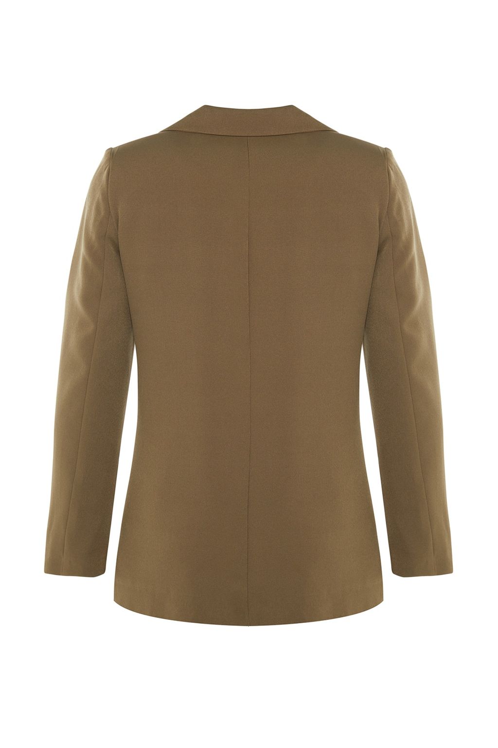 TRENDYOLMILLA Antrasit Regular Astarl? Dugme Detayl? Dokuma Blazer Ceket TWOAW21CE0264 фото 24