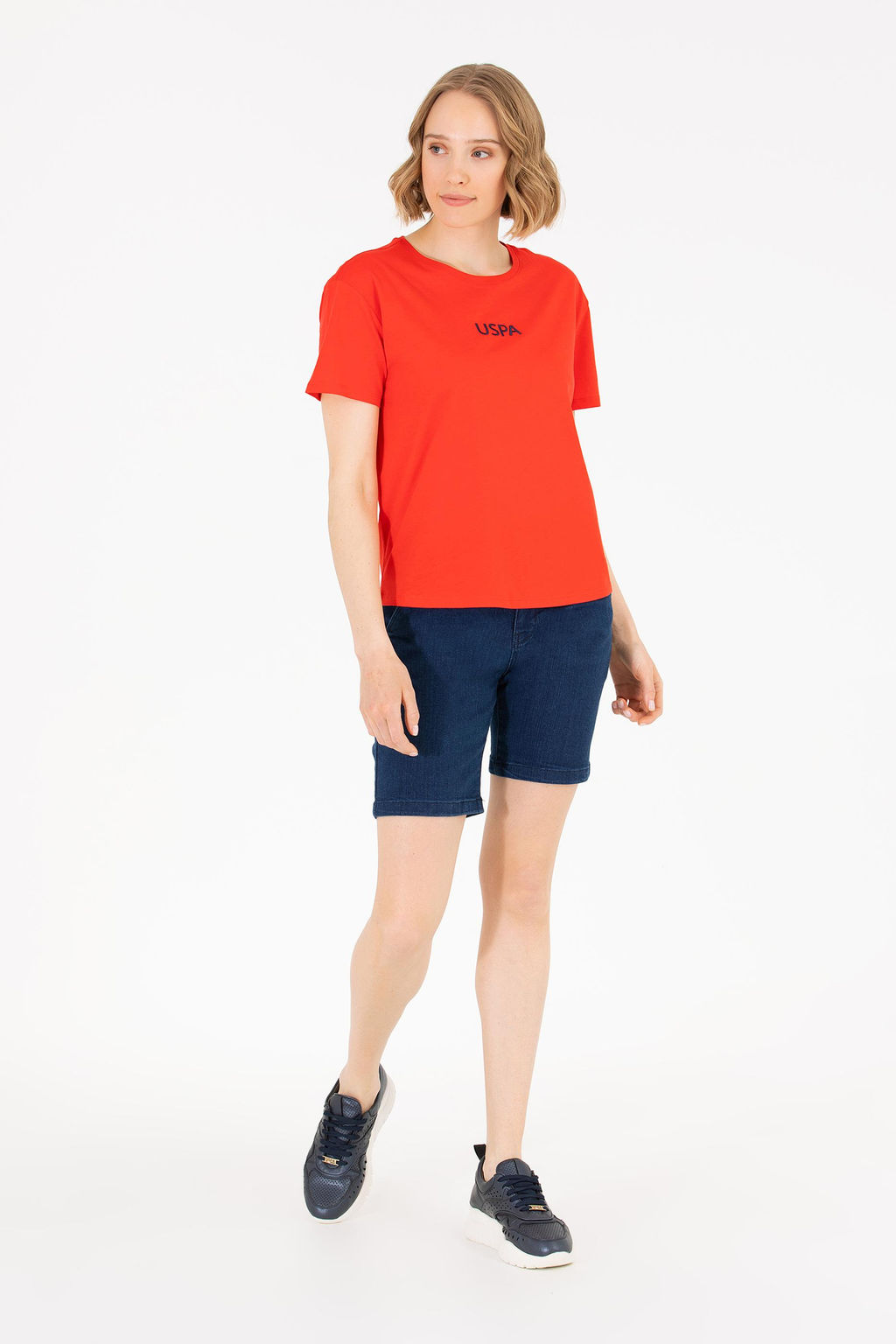 Женские синие джинсовые шорты Неожиданная скидка в корзине - U.s. polo assn фото 10