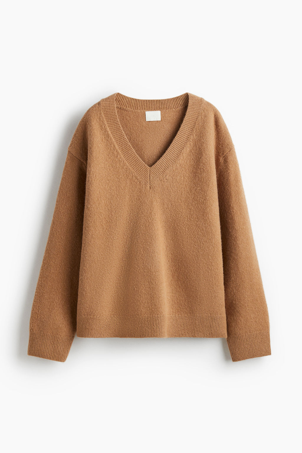 Jersey oversize con cuello de pico - H&m фото 5