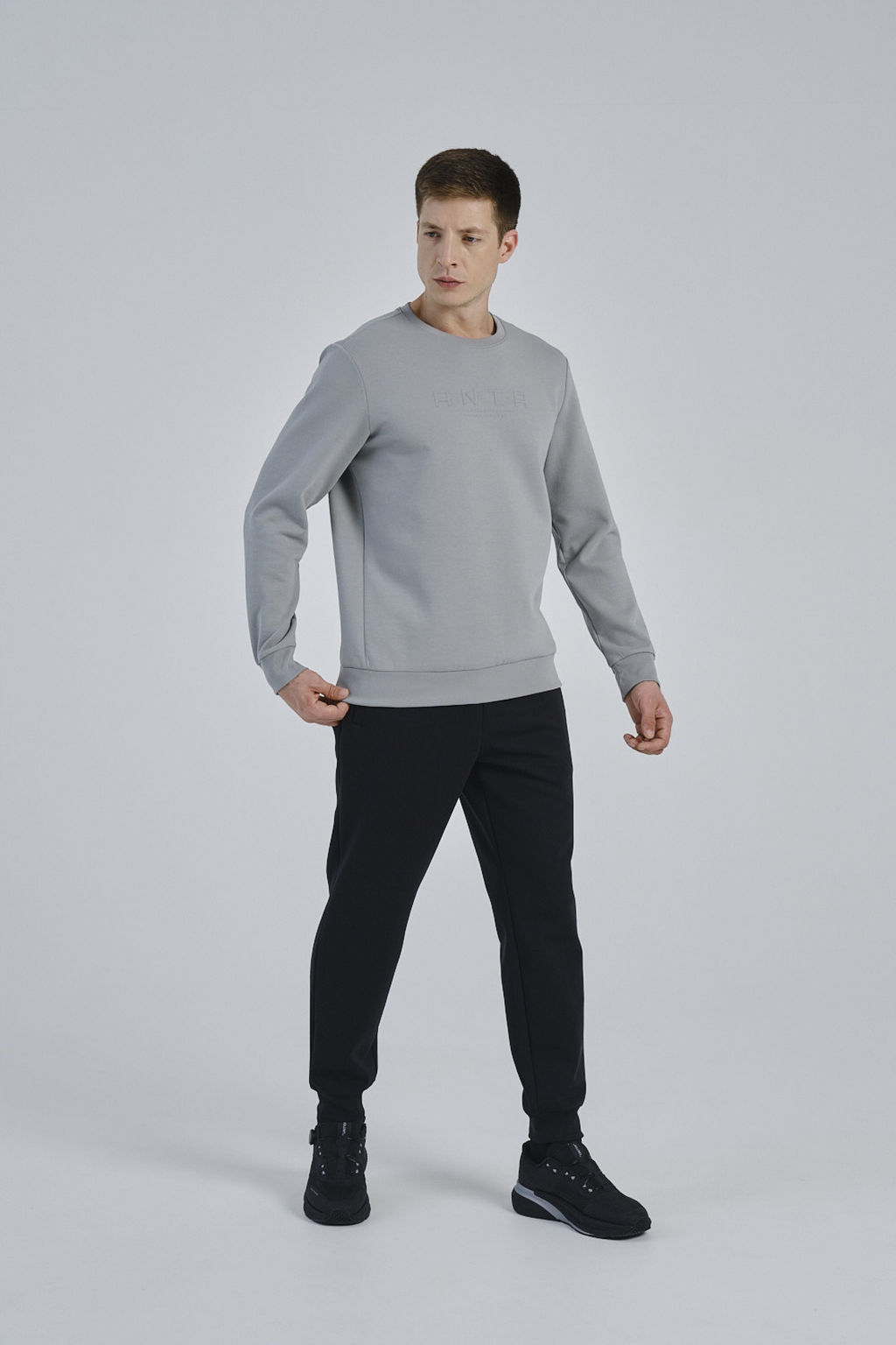 Свитшот Серо-зеленый - Anta фото 2