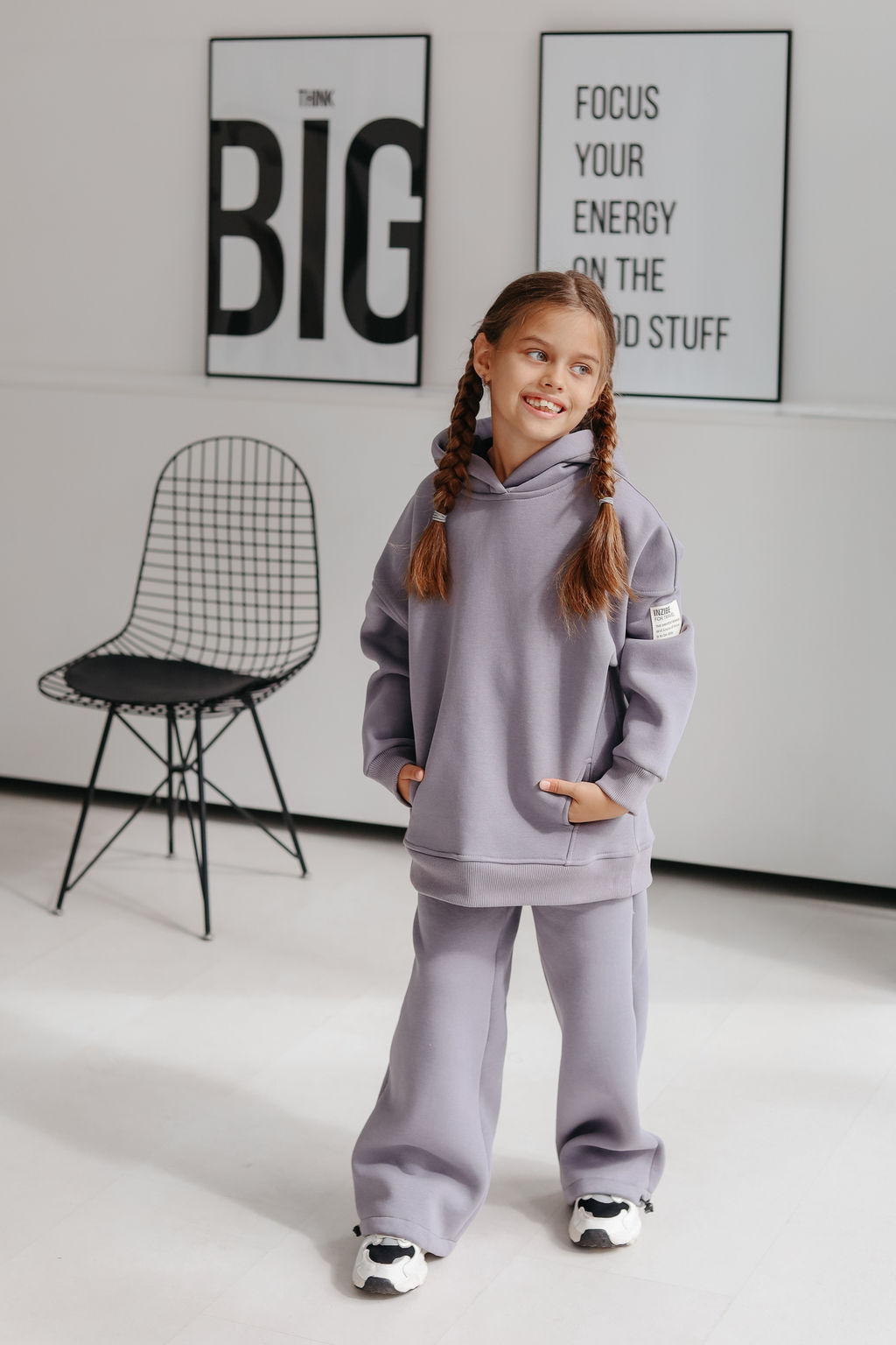 Худи утепленное, ртуть - Inzibe фото 18