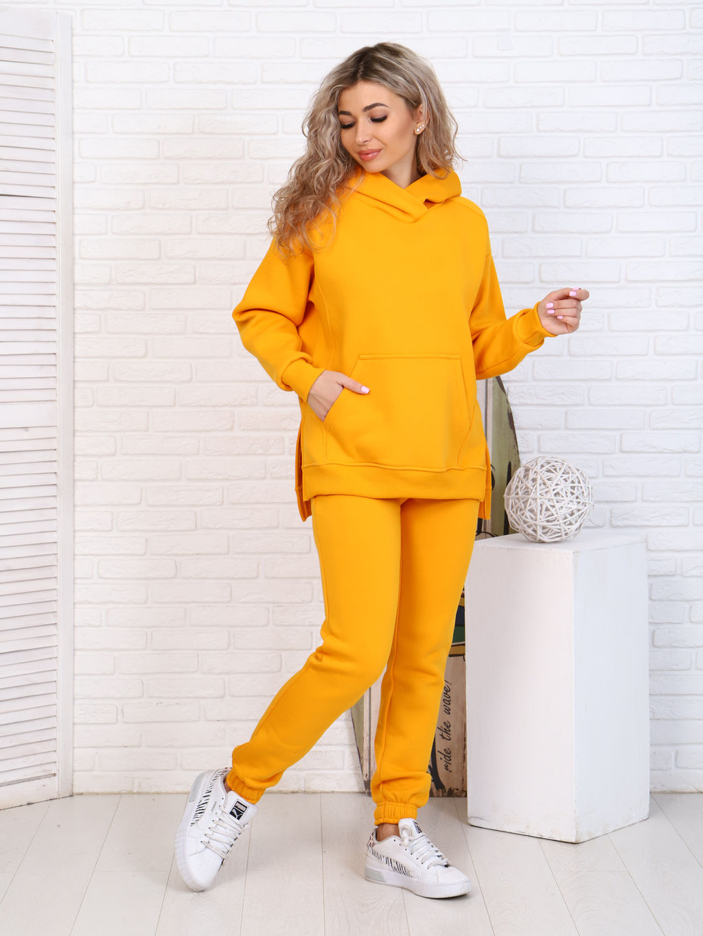 НОВИНКА! Костюм женский 5-321в (горчица)