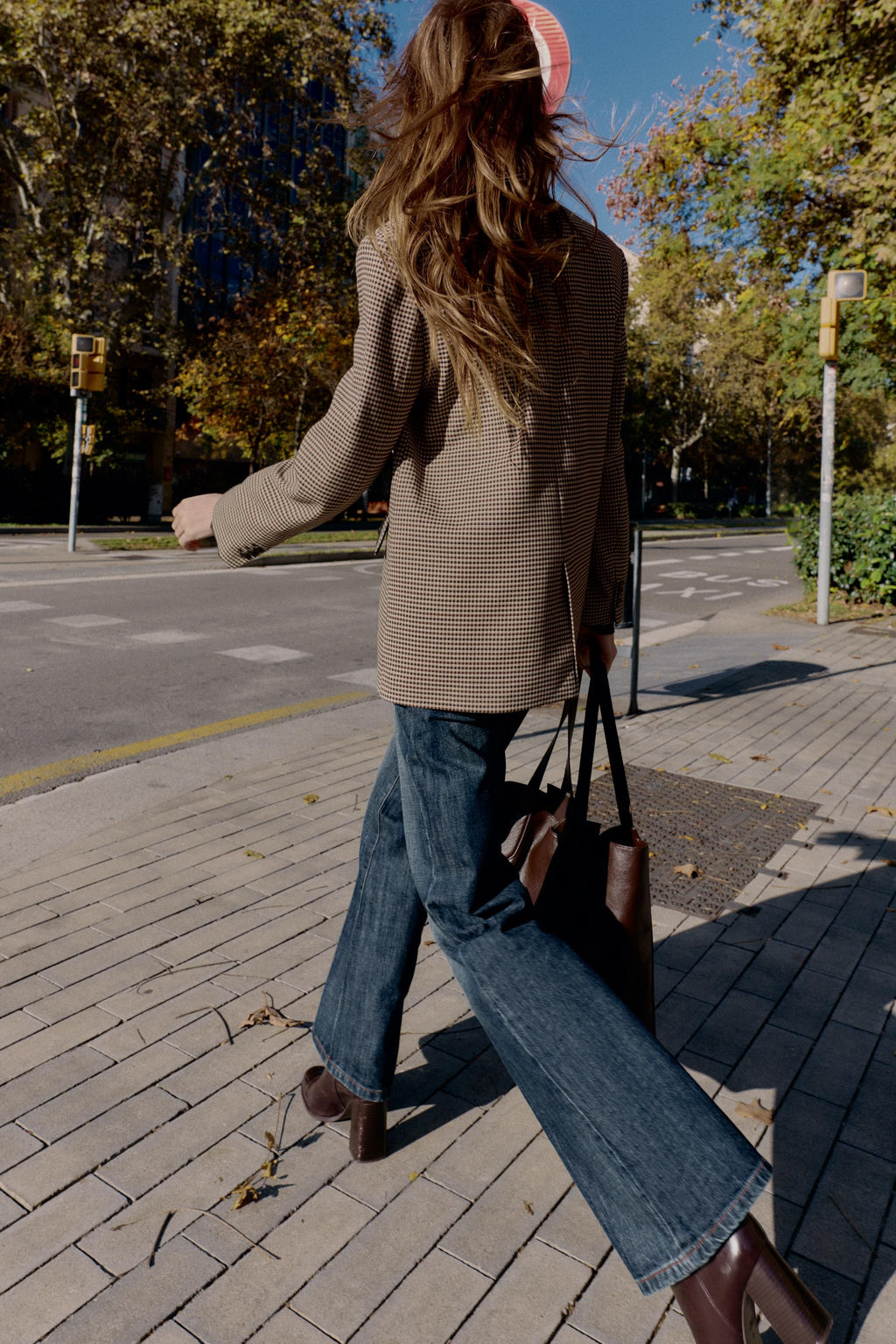 OVERSIZE DOUBLE-BREASTED BLAZER - Zara фото 6