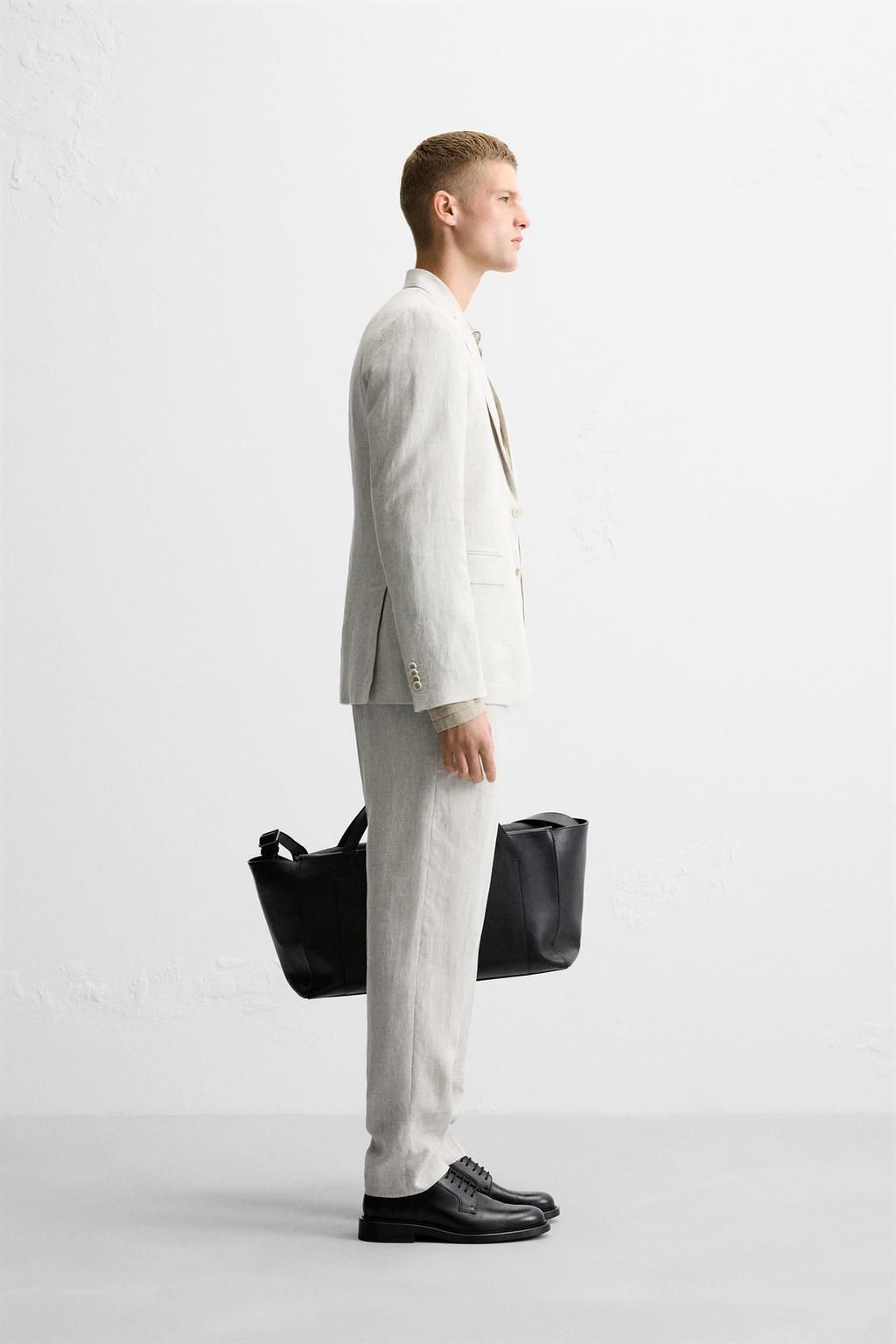 %100 KETEN KLASIK PANTOLON - Zara фото 4