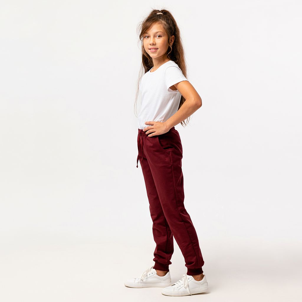 RODOS Брюки для девочки М-256 Бордовый