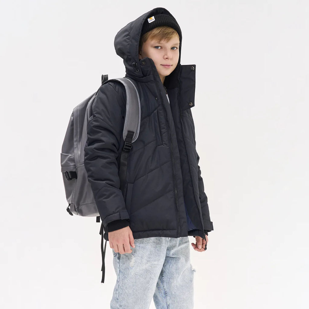 RODOS Куртка зимняя для мальчика М-315/1 Тёмно-синий