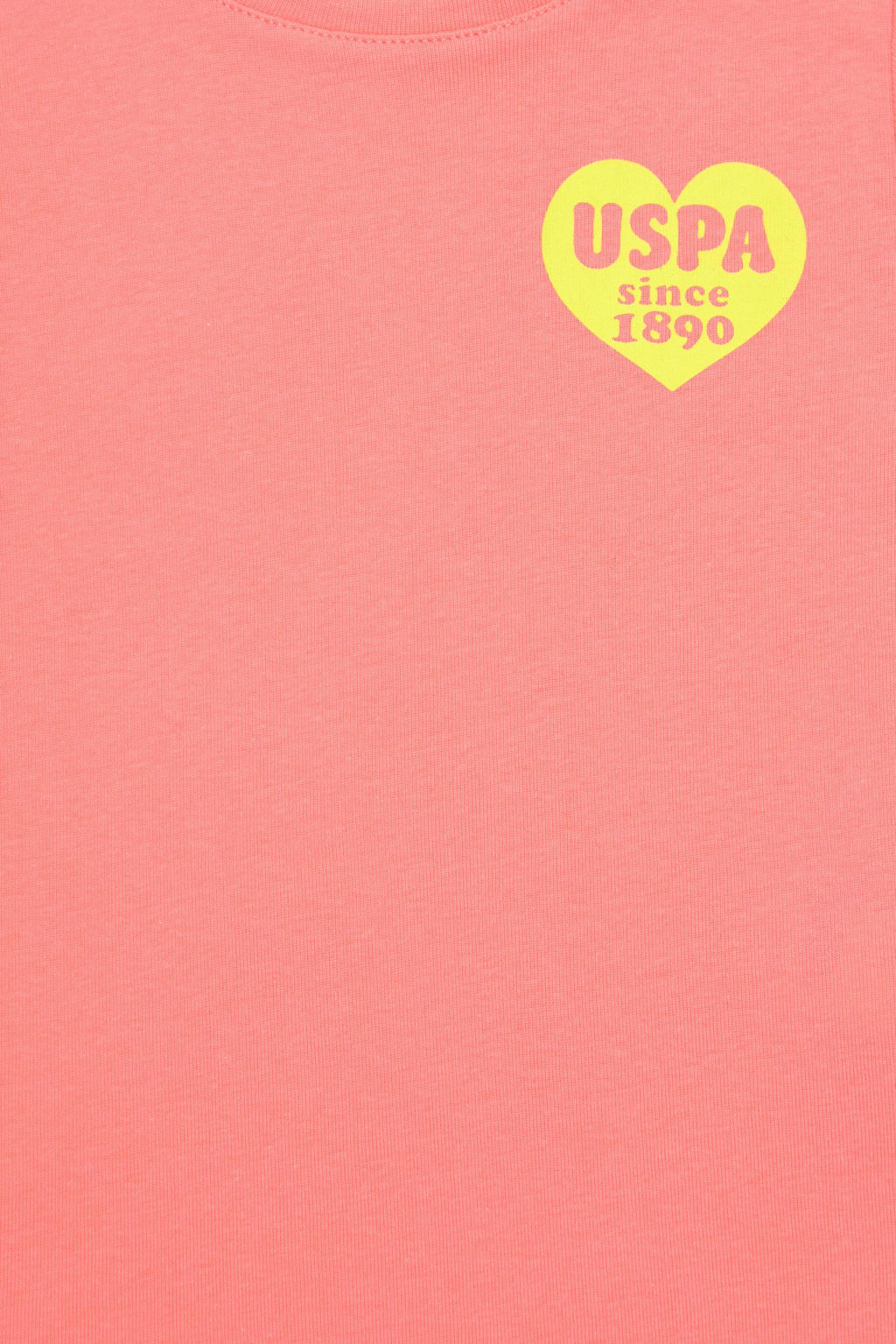 Базовая футболка неоново-розового цвета для девочек Неожиданная скидка в корзине - U.s. polo assn фото 4