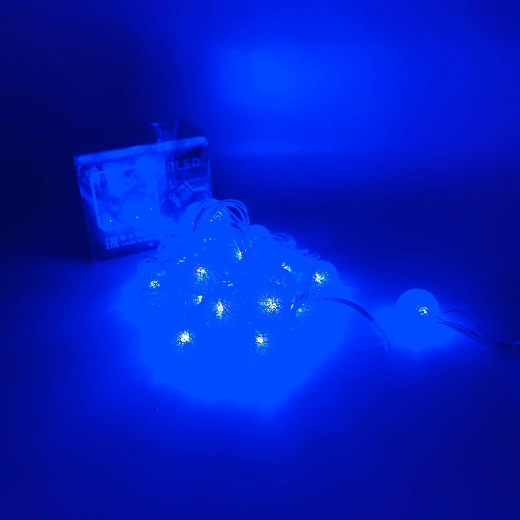 Гирлянда Клубок тонкая нить 5 м 20 LED (тайские шарики) (арт. HZ) - Ип лебедев о.ю фото 10