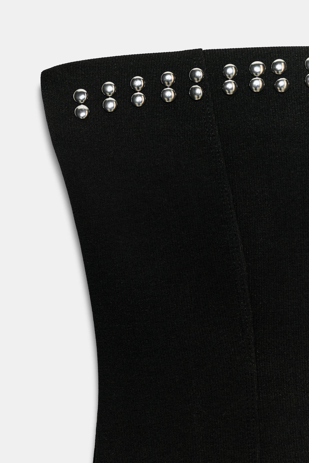 TOP BANDEAU STRETCH TACHAS / Negro - Zara фото 6