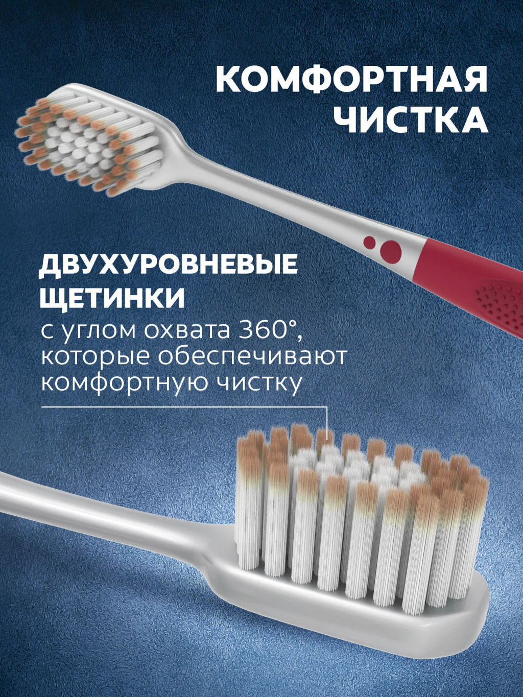 КОЛГЕЙТ з/щетки "Easy Comfort" средние