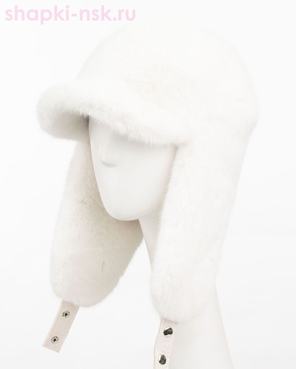 Хью Ушанка женская экомех норка (56-58)