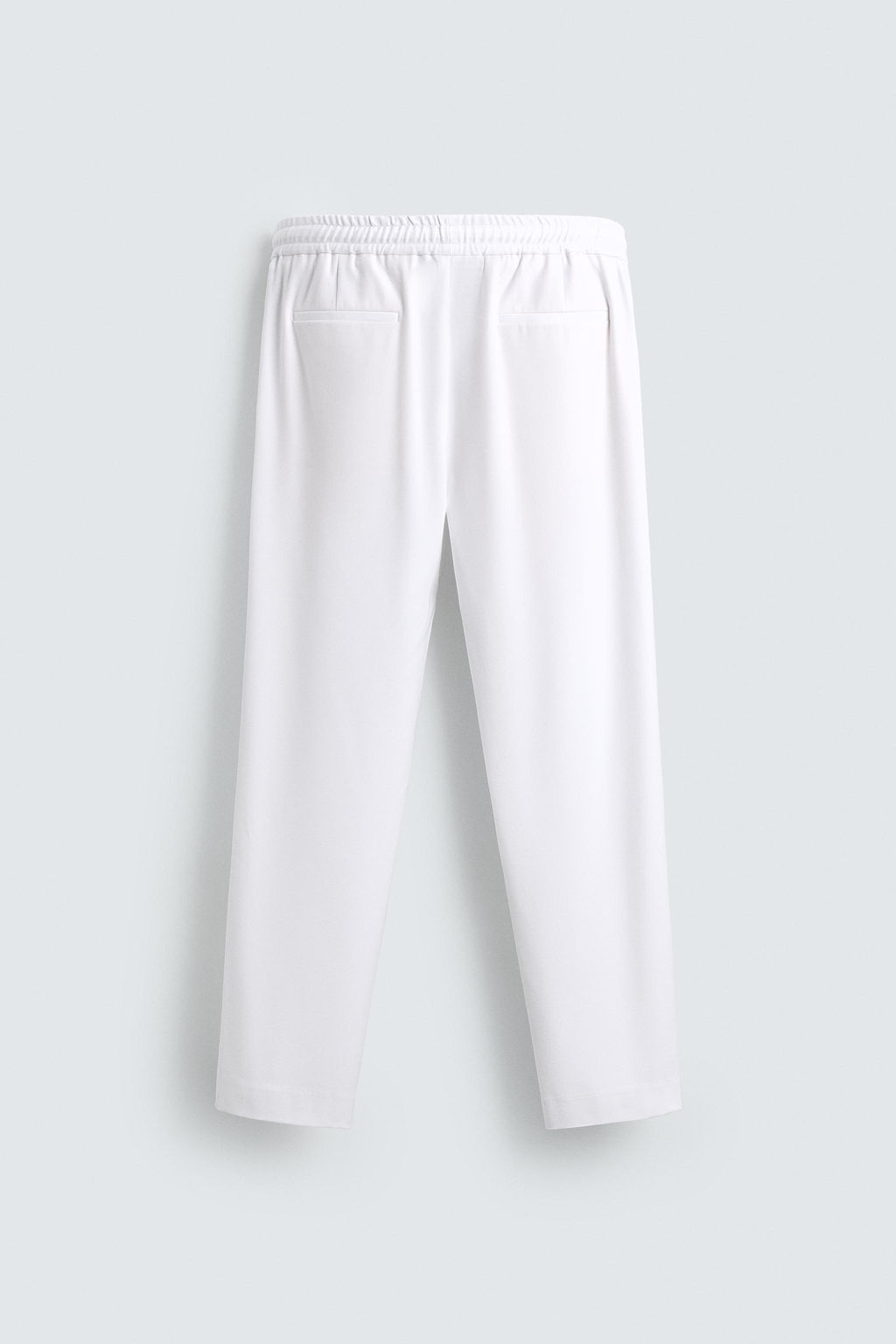 PANTAL?N CINTURA JOGGER CONFORT / Blanco - Zara фото 8