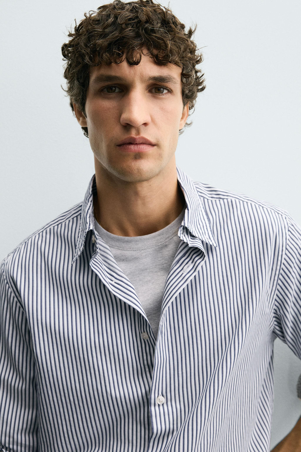 STRIPED REGULAR FIT SHIRT - Zara фото 5