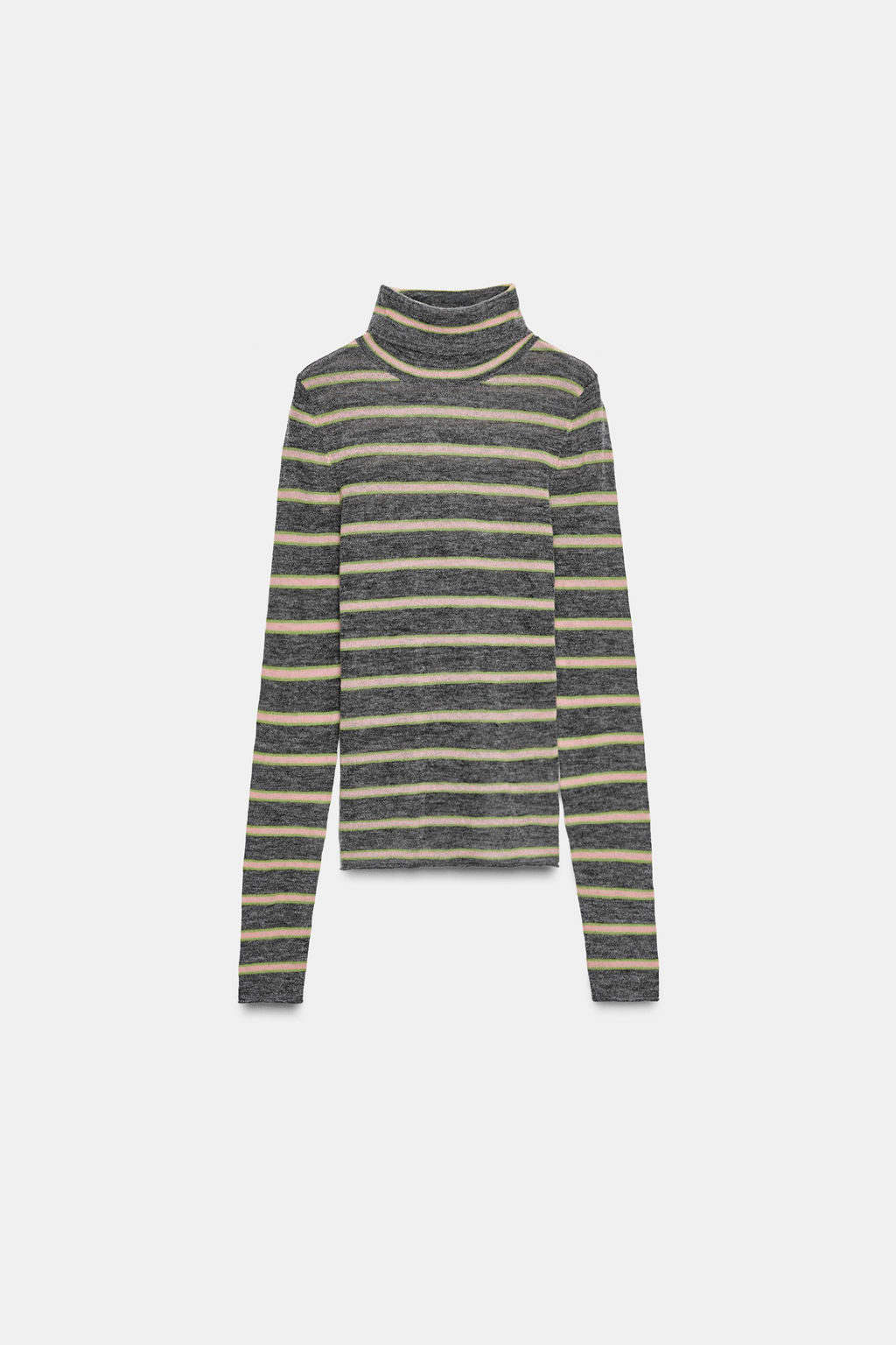 FINE-KNIT STRIPED JUMPER - Zara фото 6