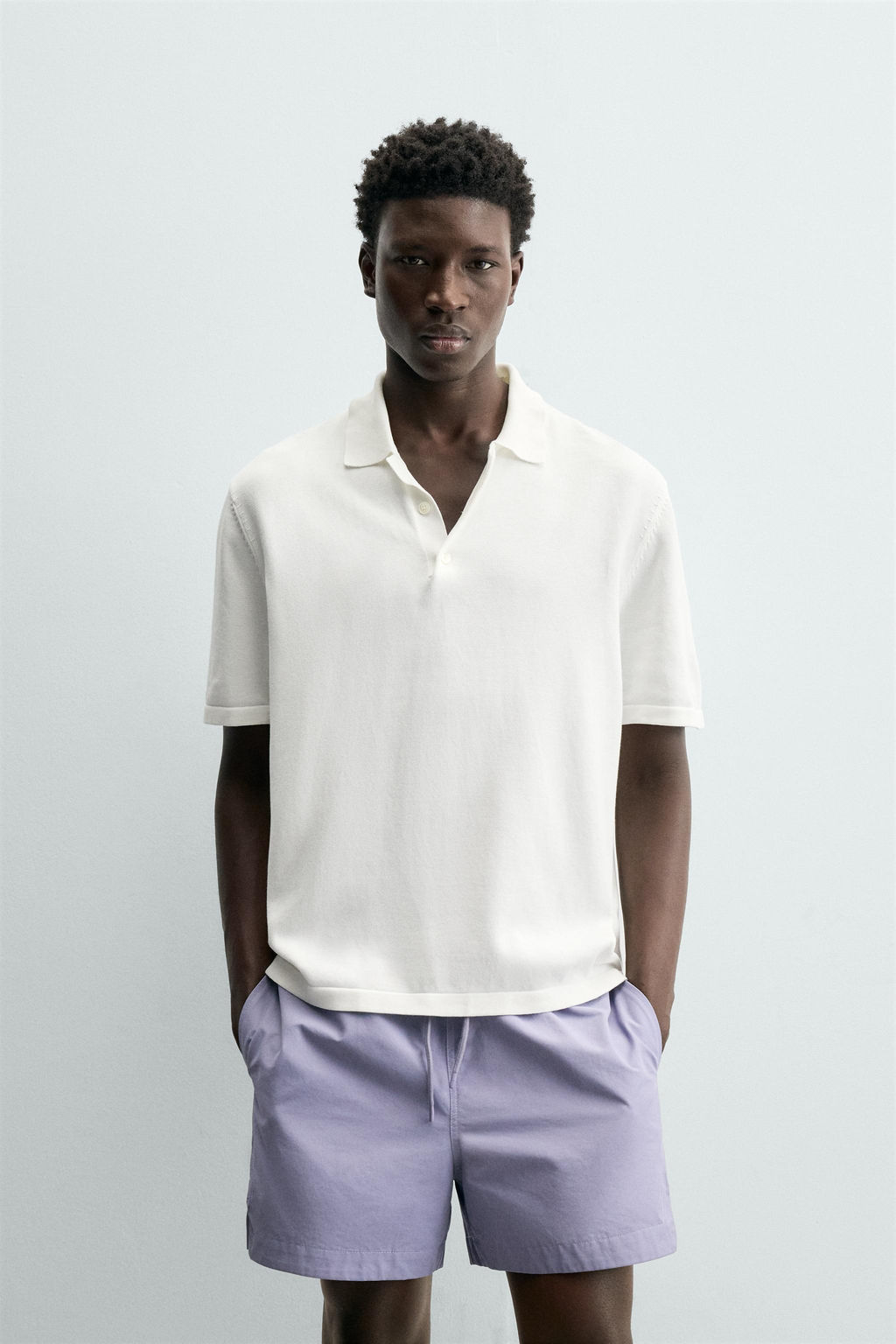 POLO PUNTO REGULAR FIT / Blanco