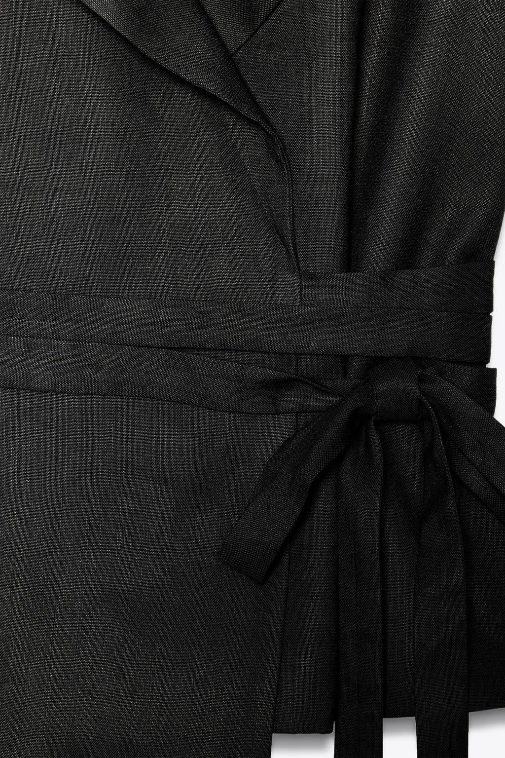 ZW COLLECTION LINEN BLEND WAISTCOAT - Zara фото 7