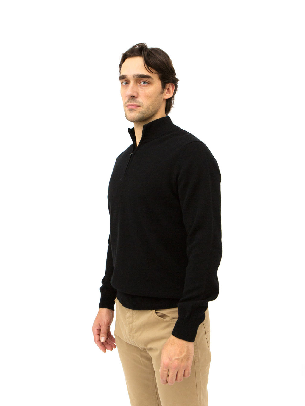 Джемпер из пуха яка 11008 черный