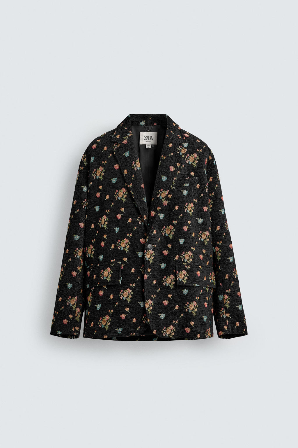 LIMITED EDITION FLORAL JACQUARD BLAZER - Zara фото 7