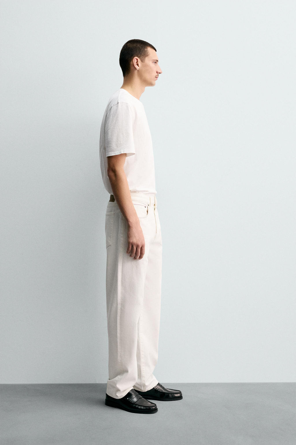 STRAIGHT ANKLE FIT SELVEDGE JEANS