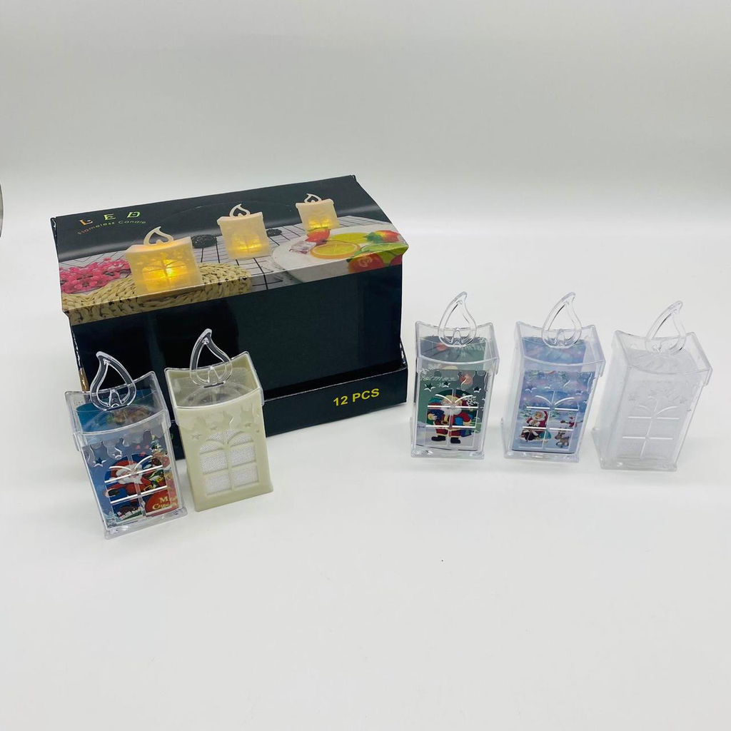 Новогоднее украшение - Ночник Свеча 12 шт в уп (арт. 6147-37) - Ип лебедев о.ю фото 4