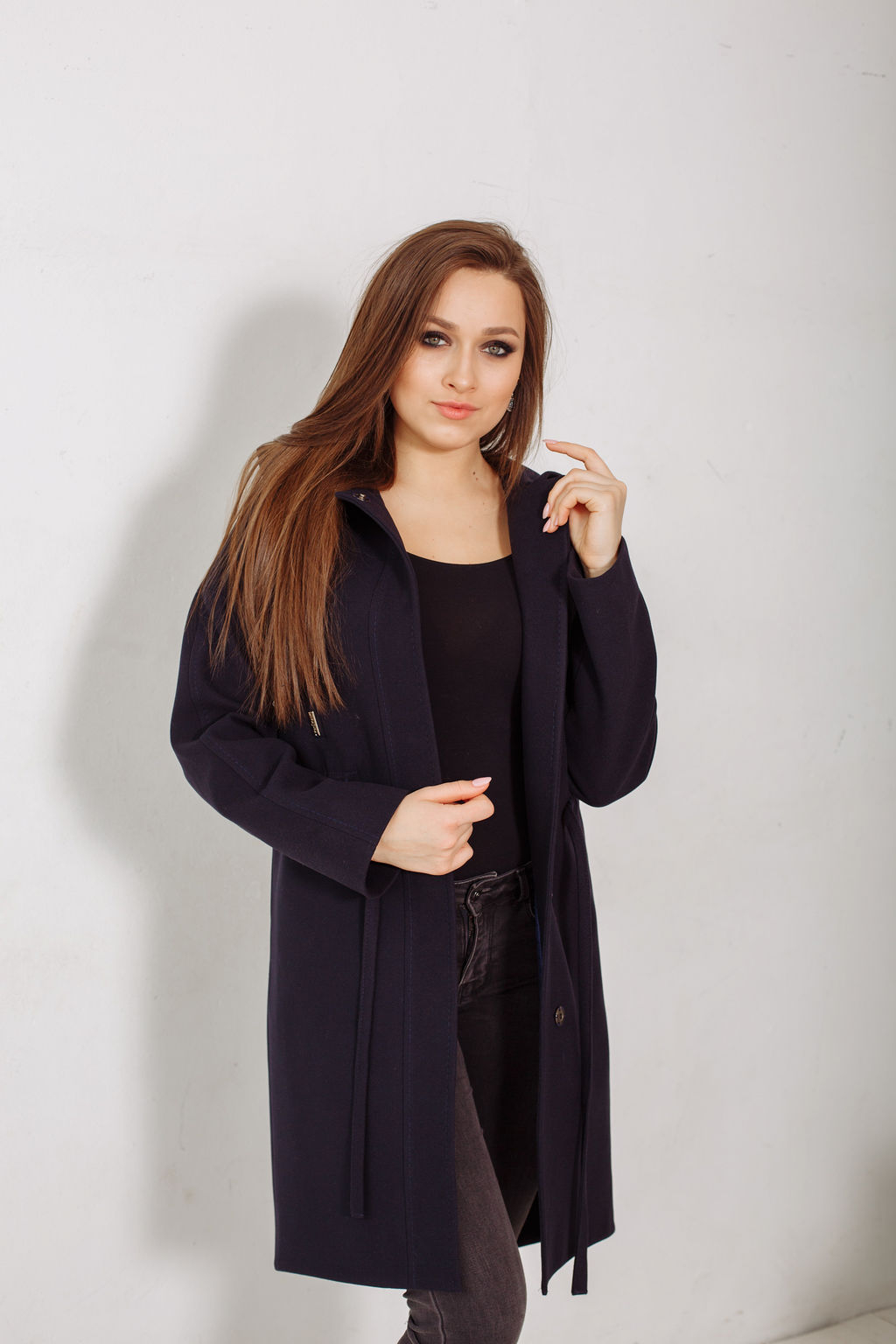 Пальто 20260 (темно-синий)