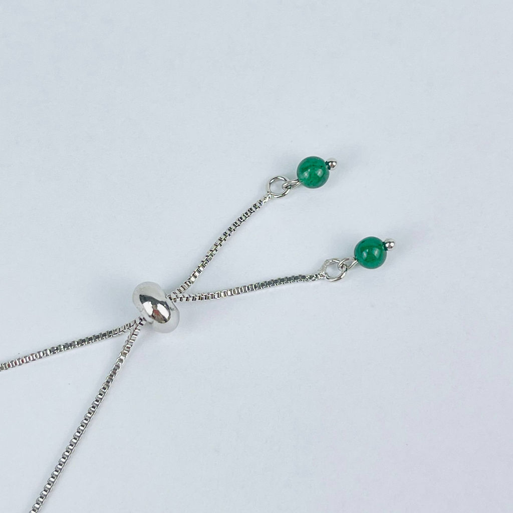 Браслет регулируемый с Нефритом - Радуга самоцветов фото 4