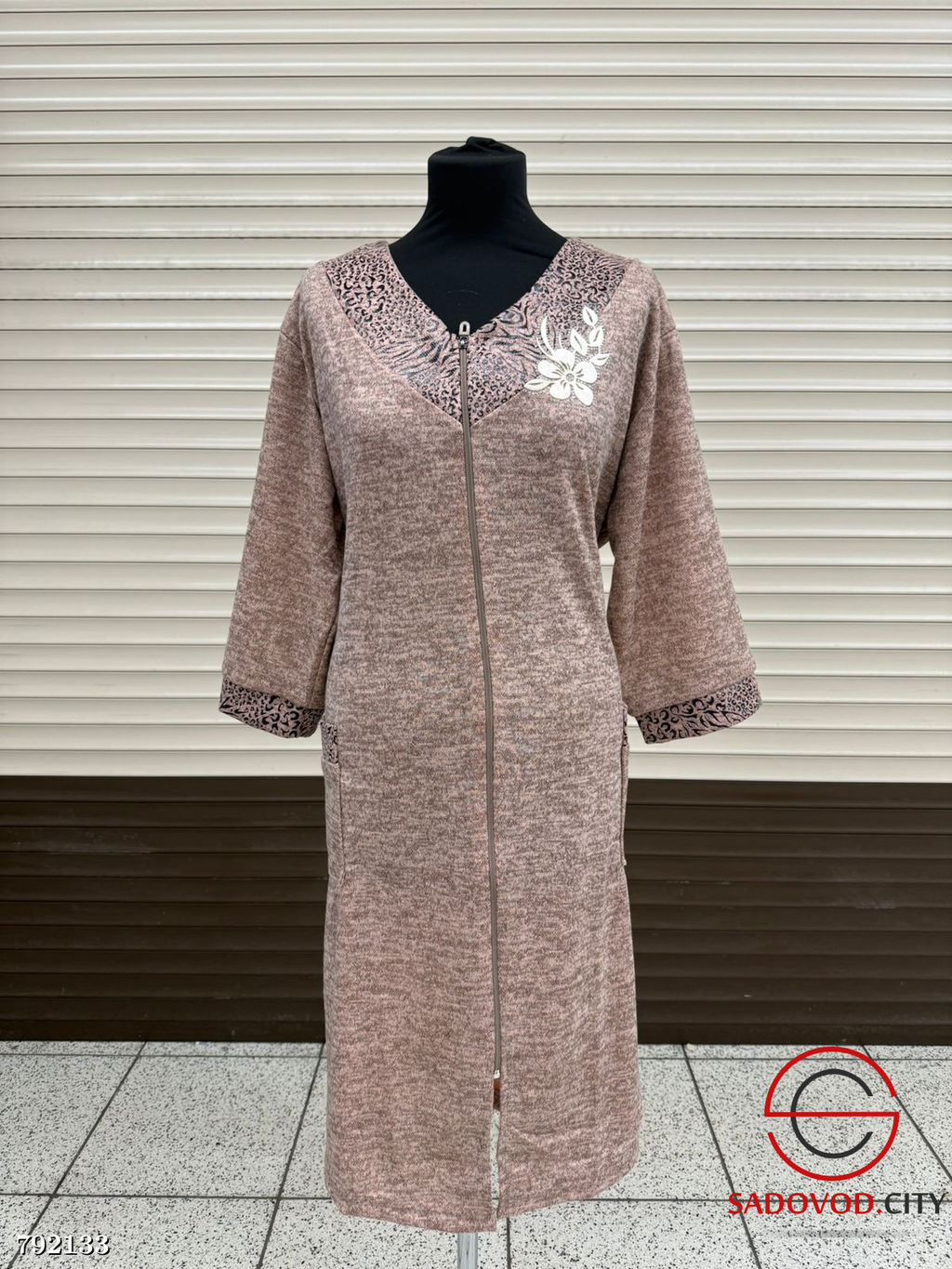 Халат женский на молнии