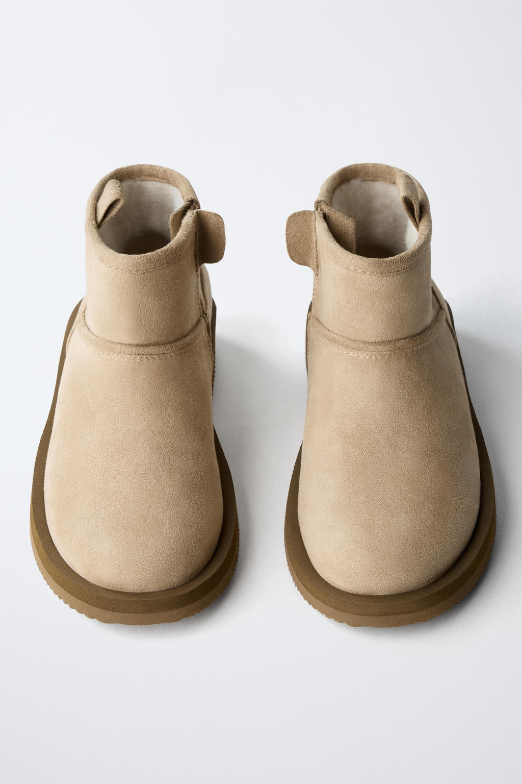 SHEEPSKIN ANKLE BOOTS - Zara фото 4