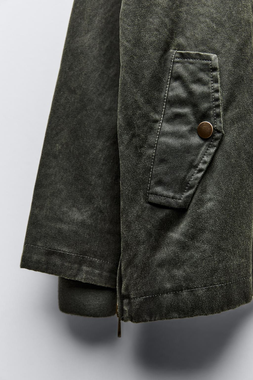 WAXED JACKET - Zara фото 7