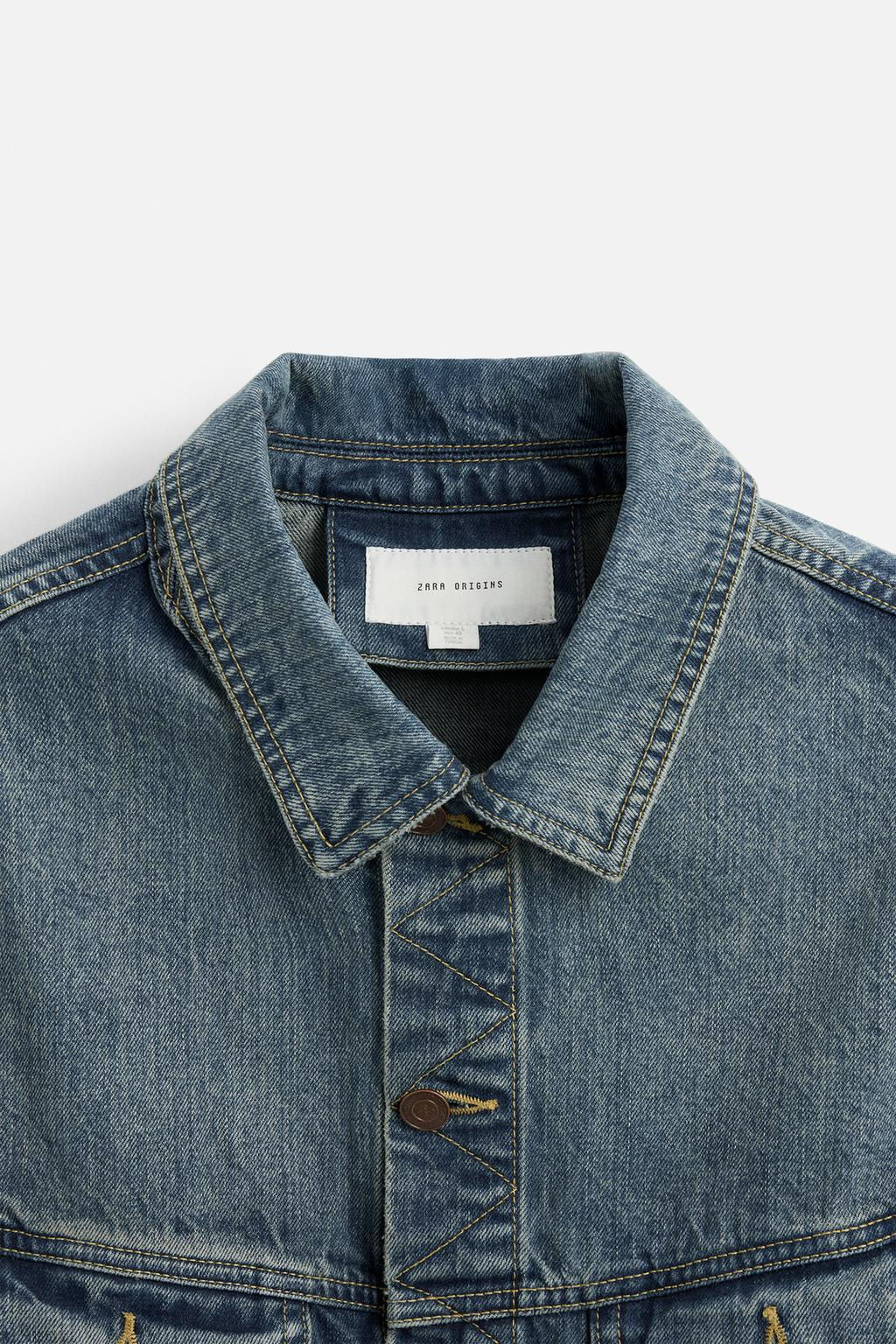 SELVEDGE DENIM JACKET - Zara фото 9