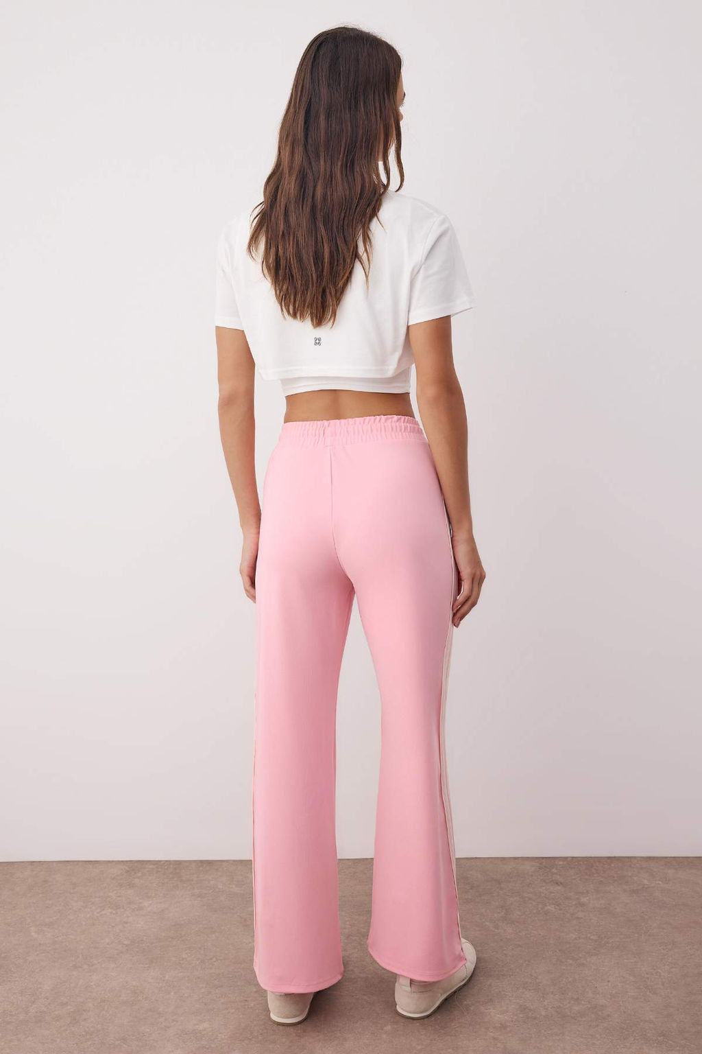 Siyah Cizgili Dalg?c/Scuba Kumas Spor Orme Esofman Alt? THMSS25EA00006 - Trendyolmilla фото 9