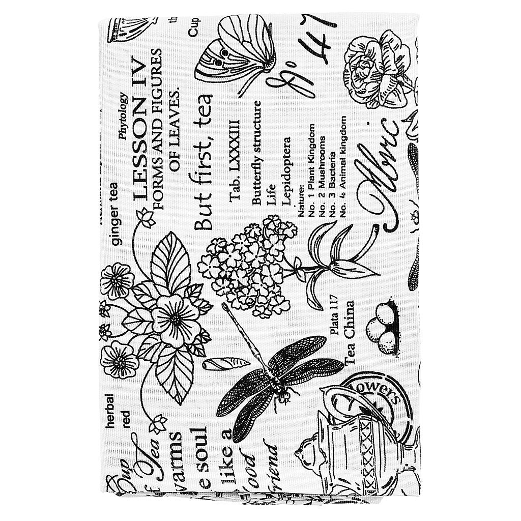 Скатерть 220х145см Версаль белый, длина стола до 180см, на 8-10 персон, рогожка (хлопок 100%) 171г/м2, упаковка классическая, пакет ПВХ 28х41см, Домашняя мода (Россия)  фото 4