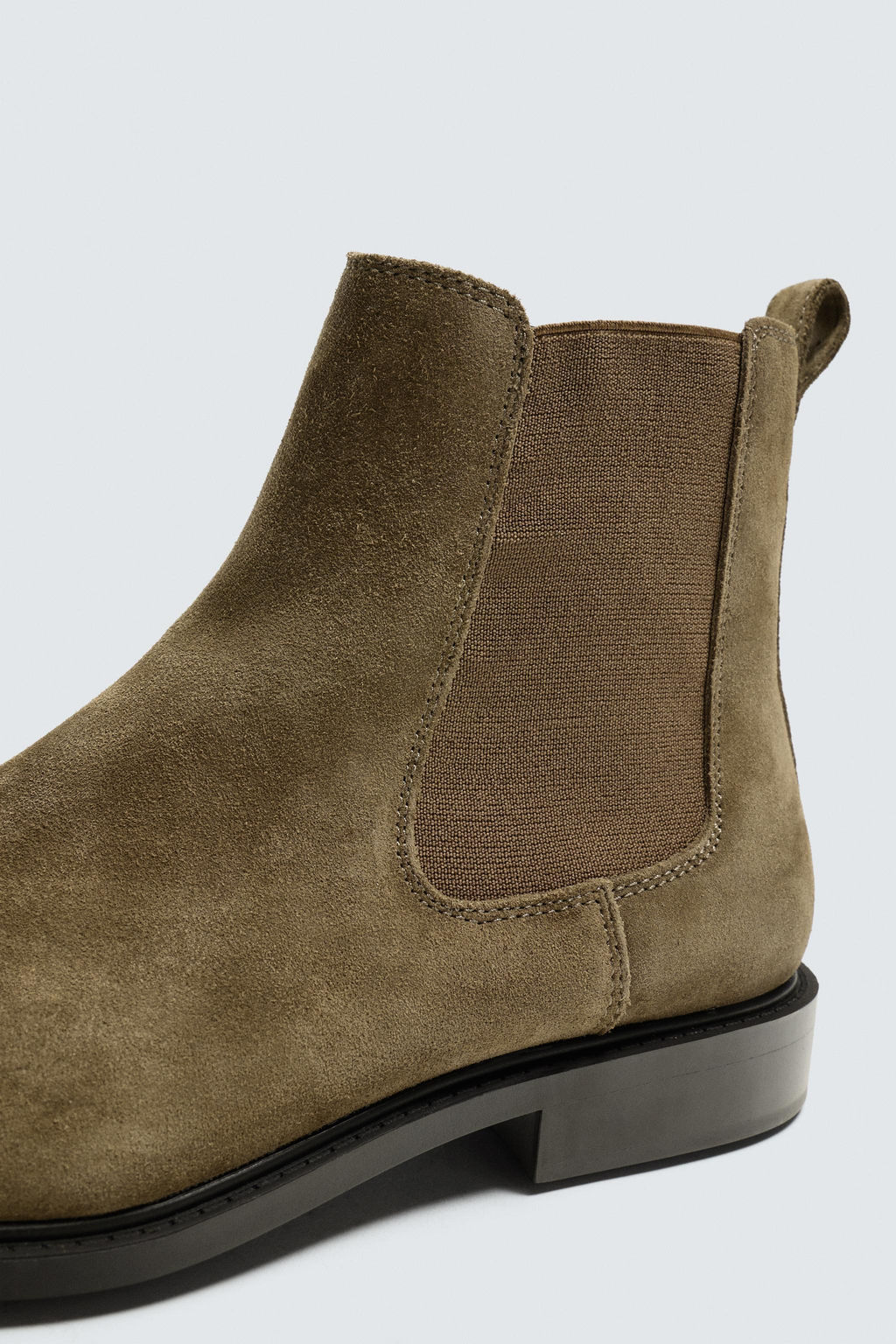 LEATHER CHELSEA BOOTS - Zara фото 3