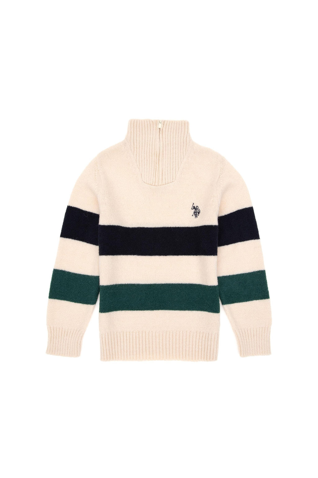 Кремовый свитер для мальчика Неожиданная скидка в корзине - U.s. polo assn фото 2