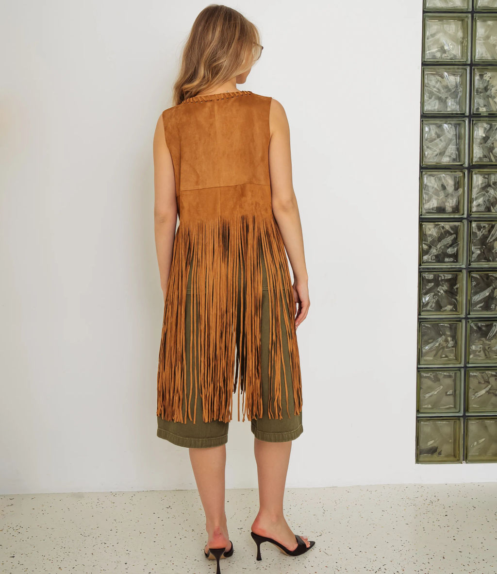 Жилет #КТ88090, коричневый - Dommod фото 3