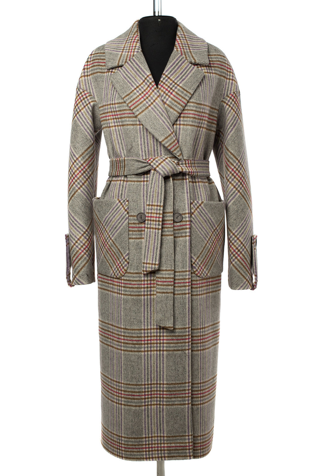 01-10635 Пальто женское демисезонное (пояс)