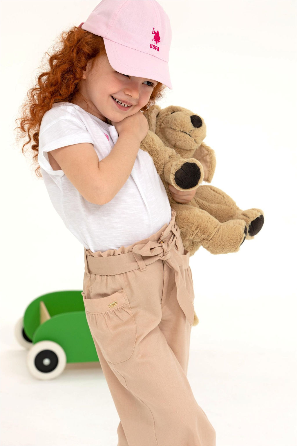 U. S. Polo Assn Брюки песочного цвета для девочек из парусины - U.s. polo assn фото 9