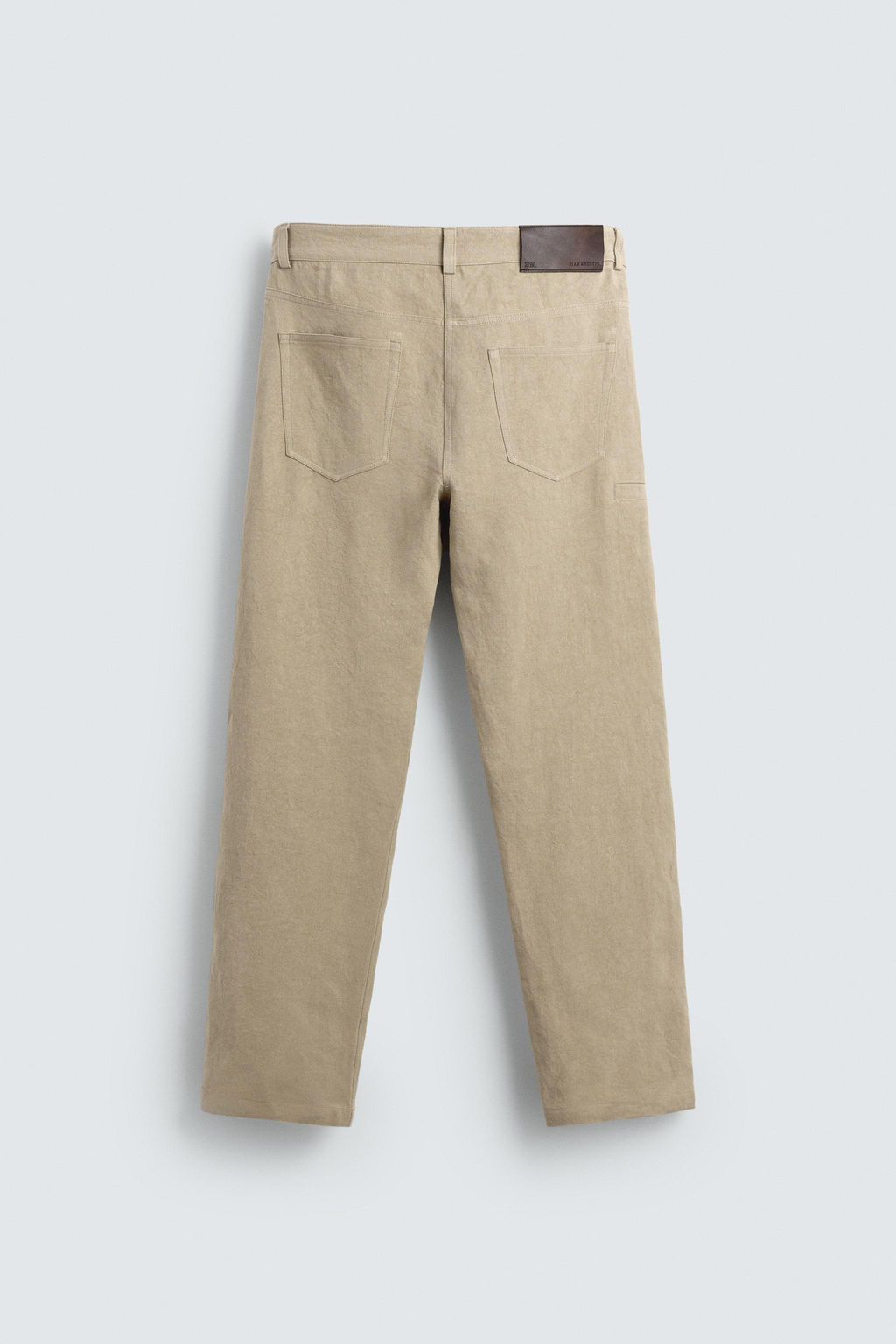 PANTAL?N BALLON FIT 100% LINO LIMITED EDITION / Tostado - Zara фото 8