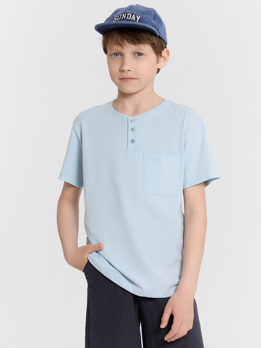 Футболка для мальчиков голубая - Mark formelle фото 5