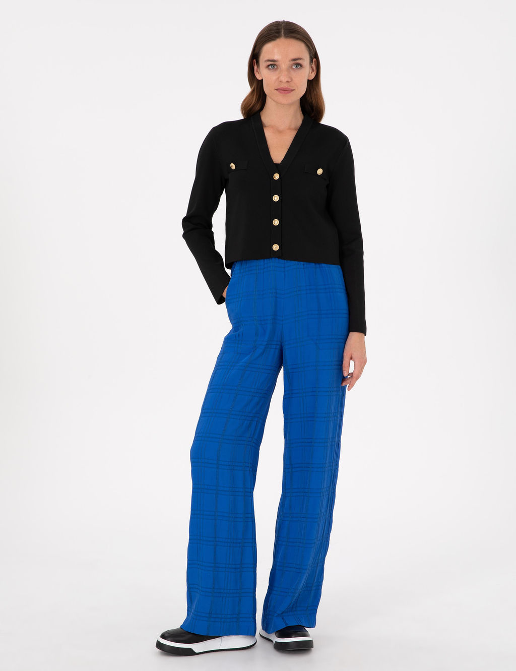 Saks Loose Fit Kanvas Pantolon