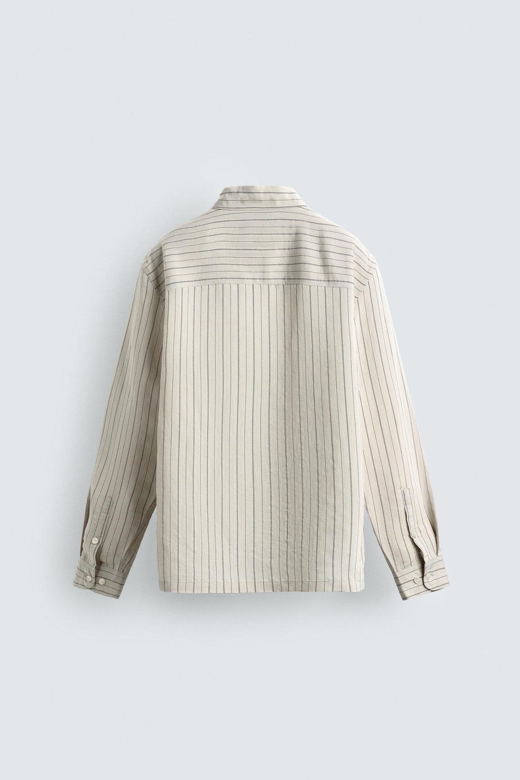Рубашка Camisa Fluida Rayas кремовая