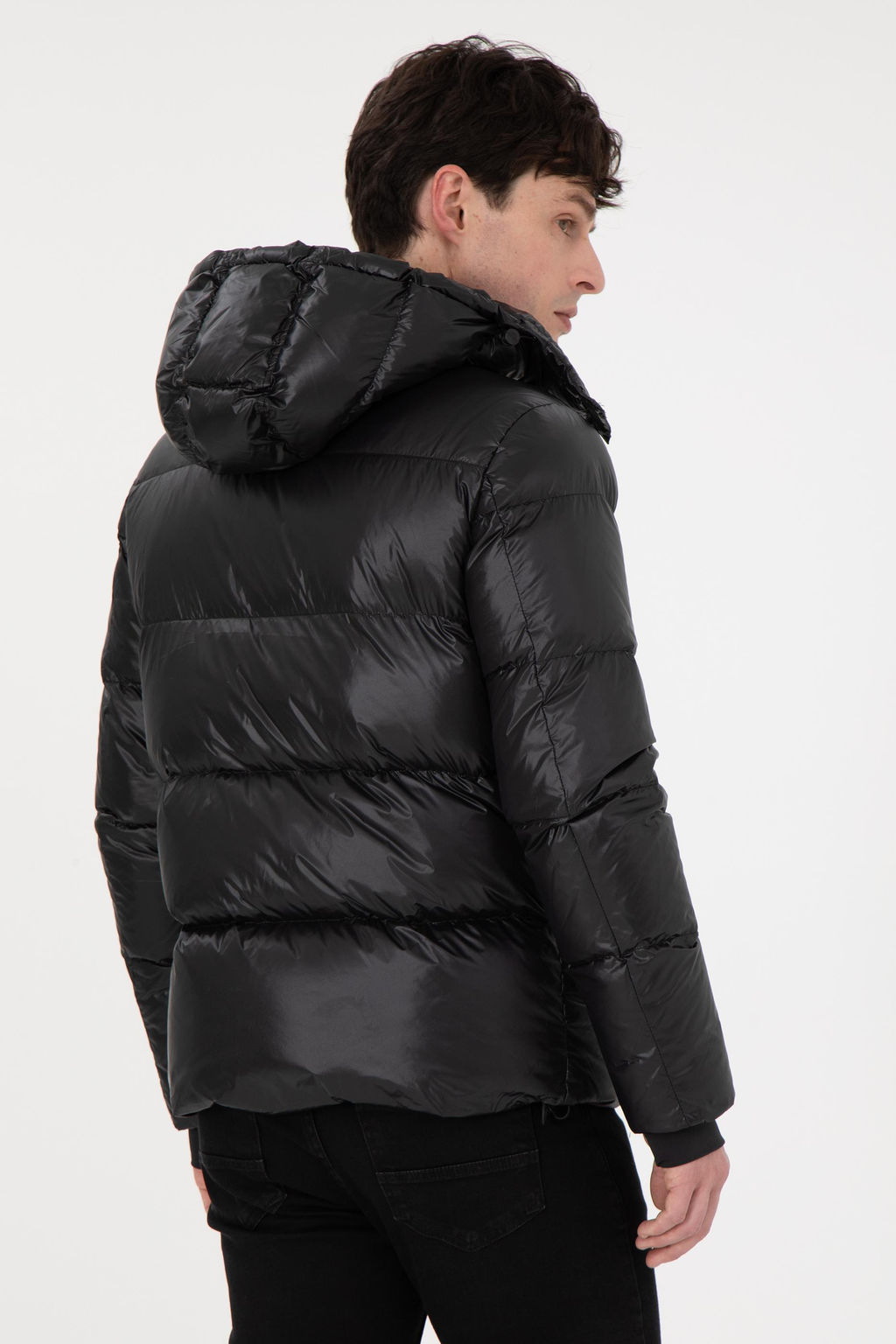Мужское черное пальто Неожиданная скидка в корзине - U.s. polo assn фото 5