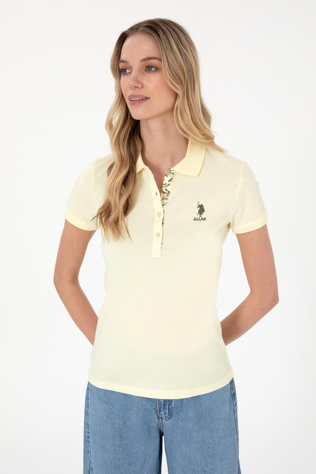 Kad_n Limon Basic Ti__rt Sepette S_rpriz _ndirim - U.s. polo assn фото 3