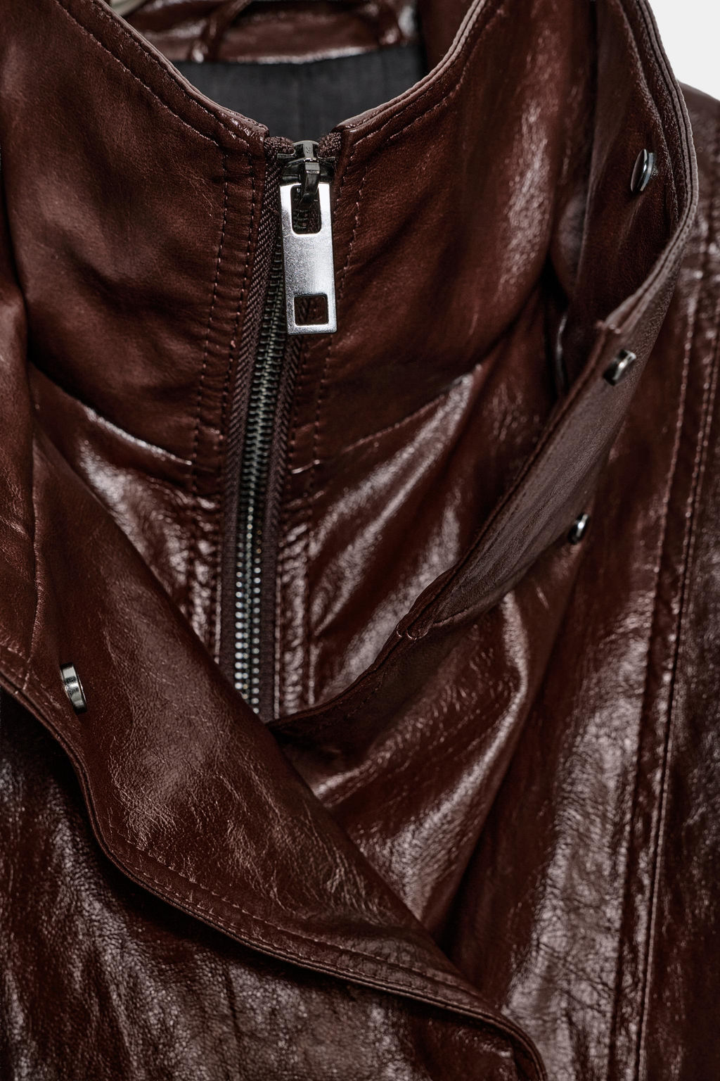 ZW COLLECTION FAUX LEATHER JACKET - Zara фото 9