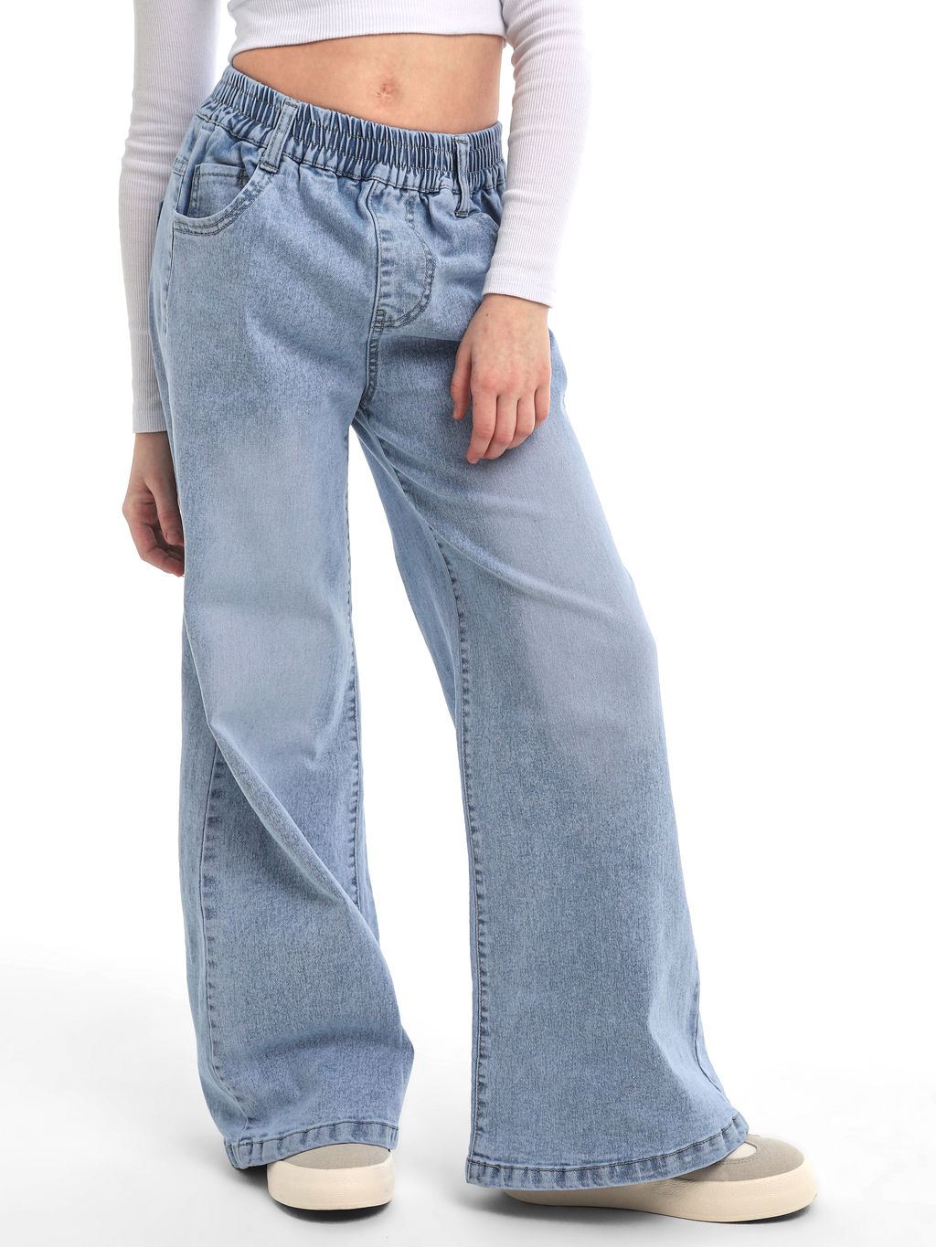 Джинсы-палаццо для девочек - СИНЯЯ МОДА фото 7