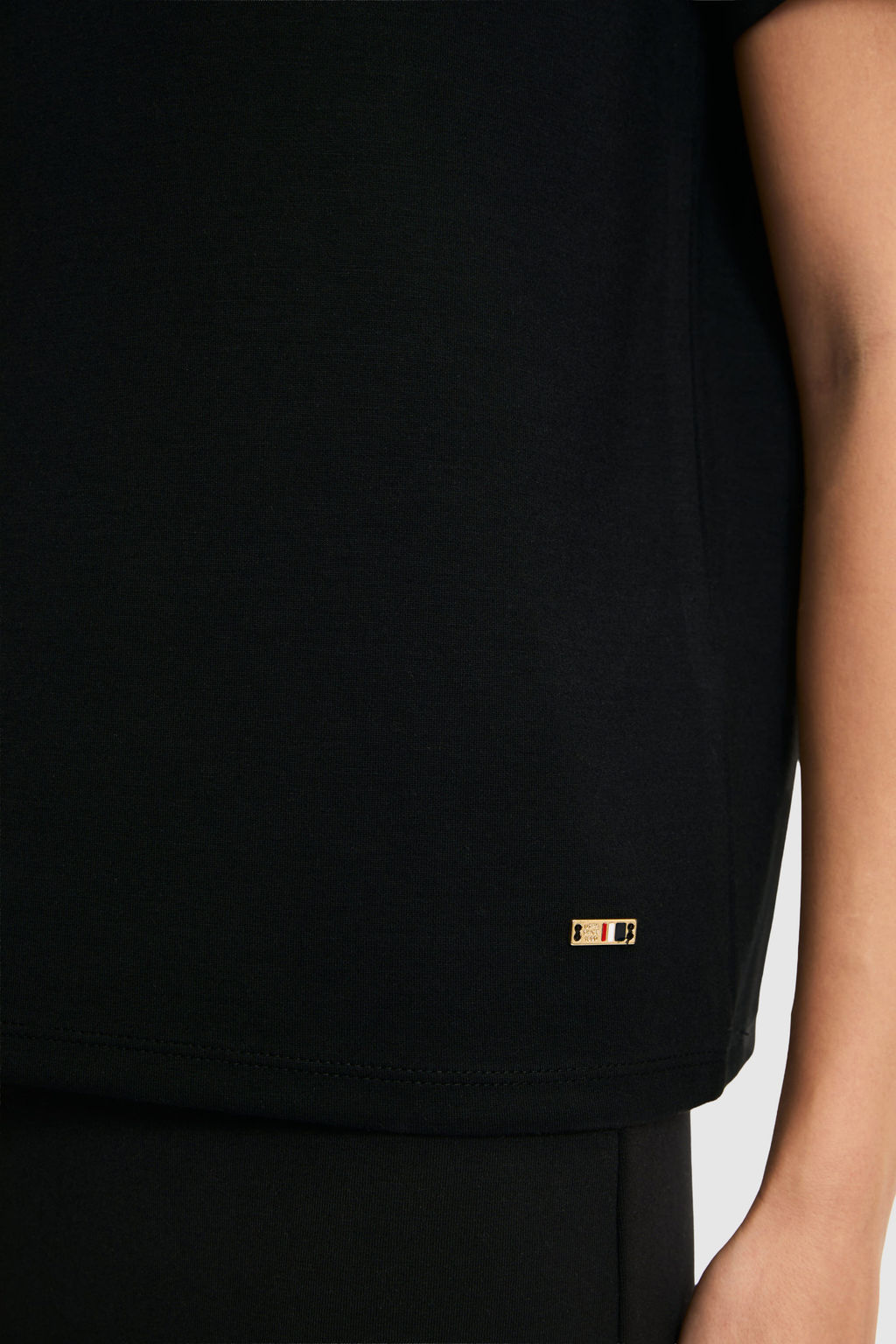 Kad_n Siyah Bisiklet Yaka Basic Ti__rt - U.s. polo assn фото 6