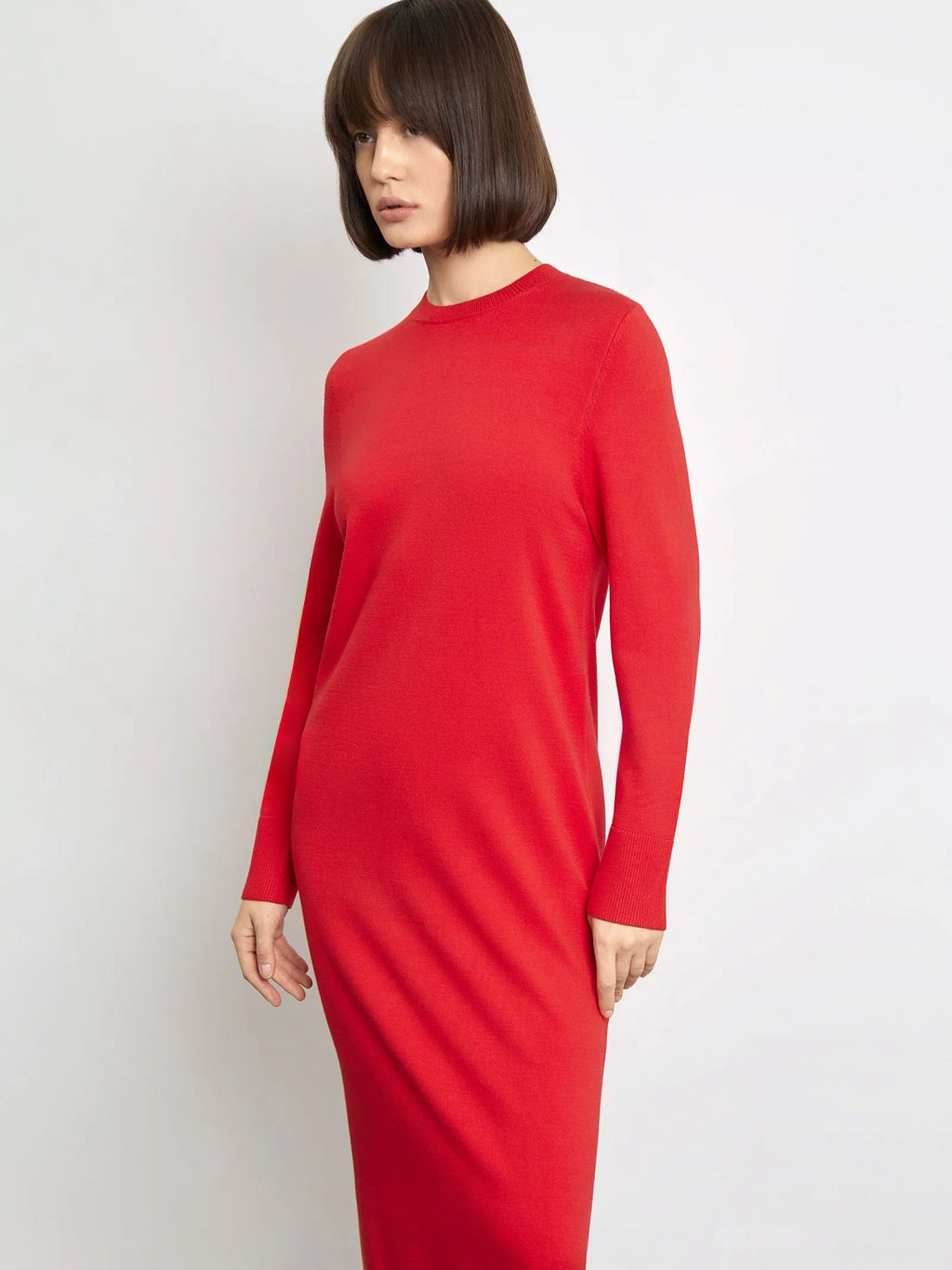 Трикотажное платье - Emka фото 3